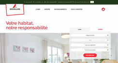 Desktop Screenshot of aiguillon-construction.fr